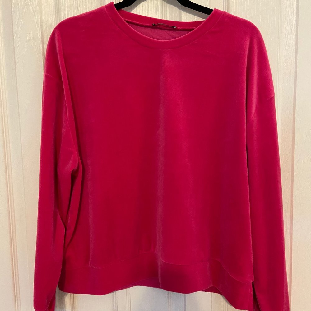Zara velvet sweater